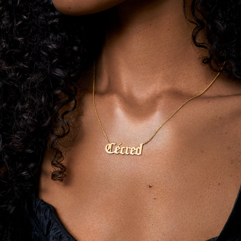 Nameplate Necklace