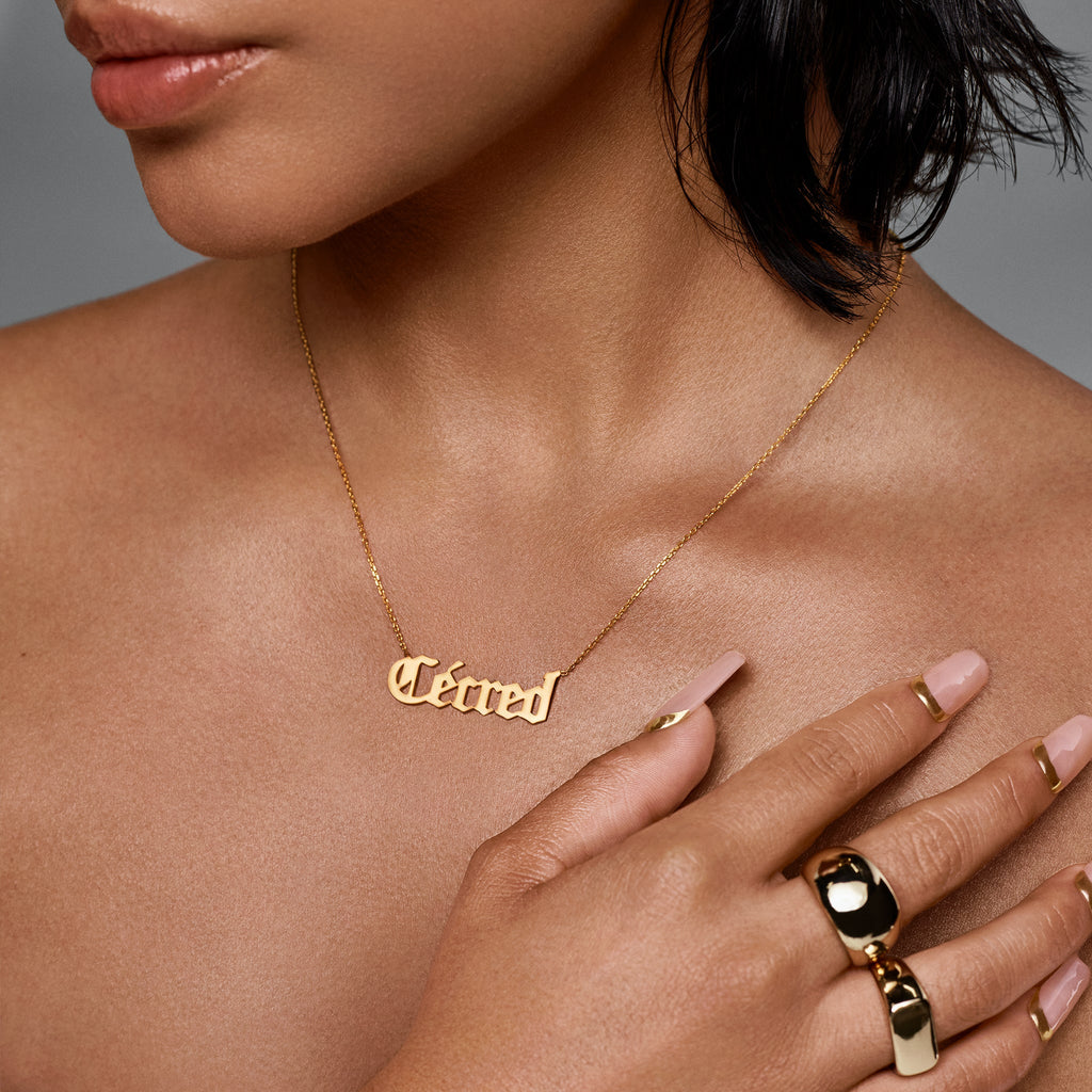 Nameplate Necklace