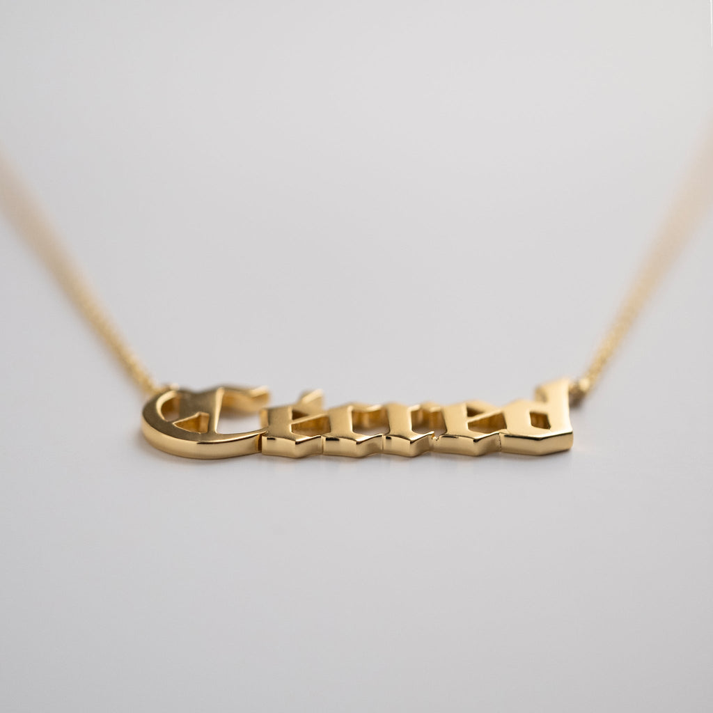 Nameplate Necklace
