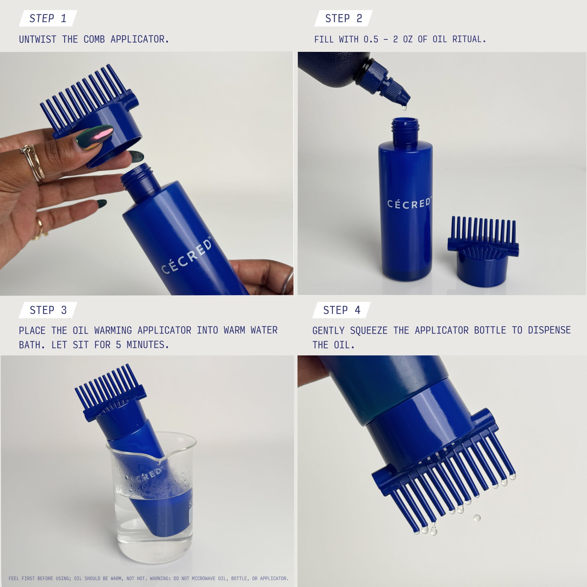Oil Warming Applicator